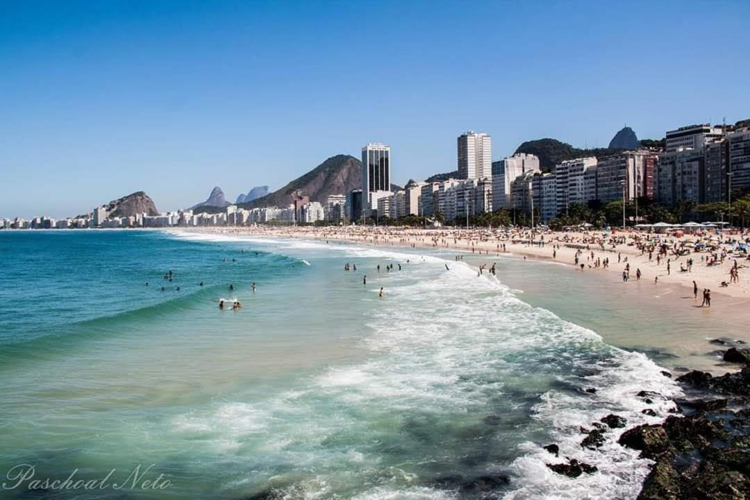 Апартаменты Apartamento Em Copacabana Na Quadra Da Praia Рио-де-Жанейро Экстерьер фото